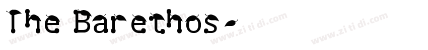 The Barethos字体转换